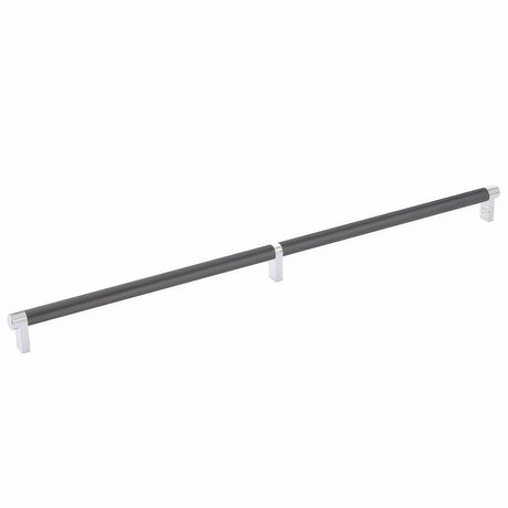 Emtek 84060.RECUS26.SMUS19 flat black smooth cabinet bar