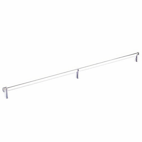 Emtek 84060.RECUS26.SMUS26 polished chrome smooth cabinet bar