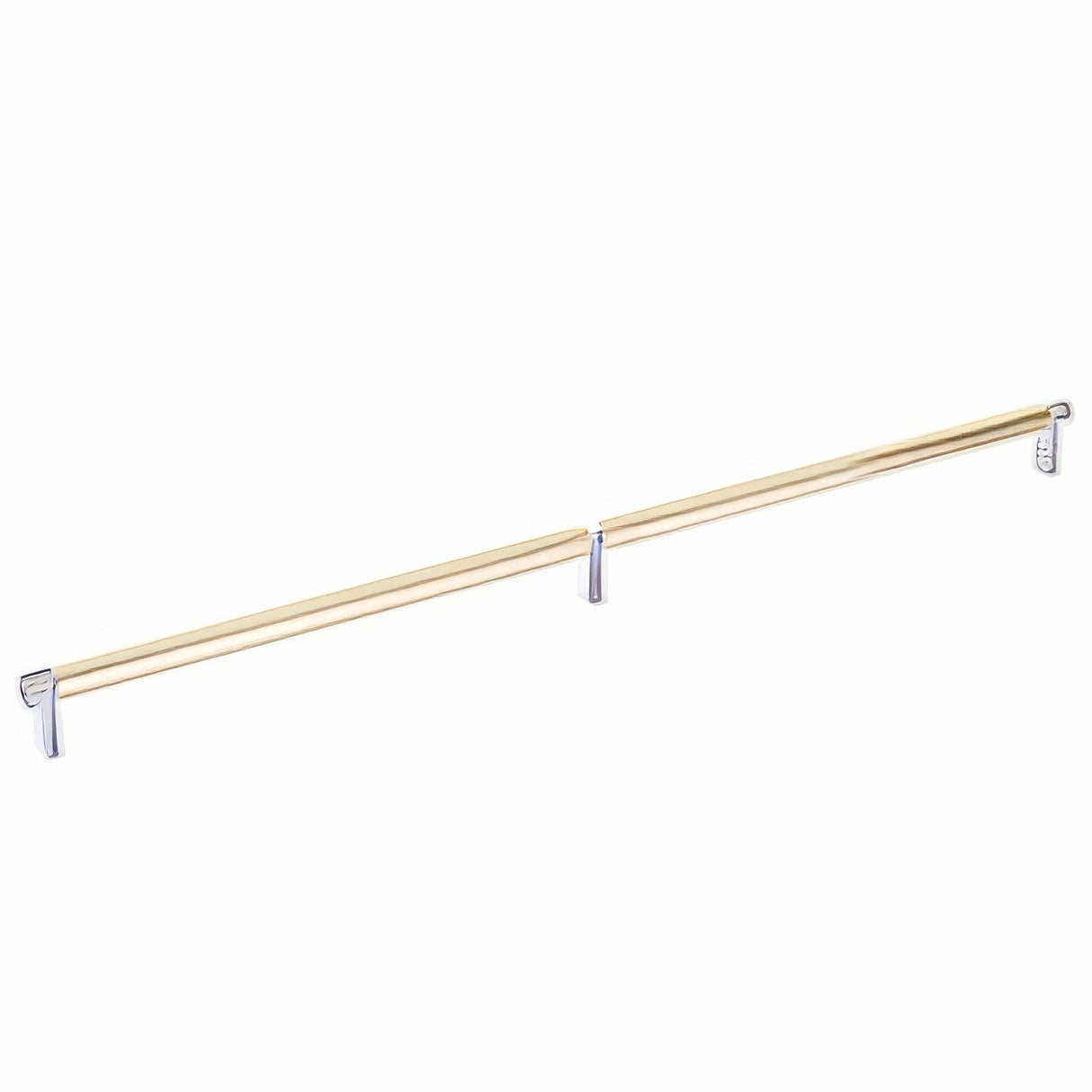 Emtek 84060.RECUS26.SMUS4 satin brass smooth cabinet bar