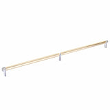 Emtek 84060.RECUS26.SMUS4 satin brass smooth cabinet bar