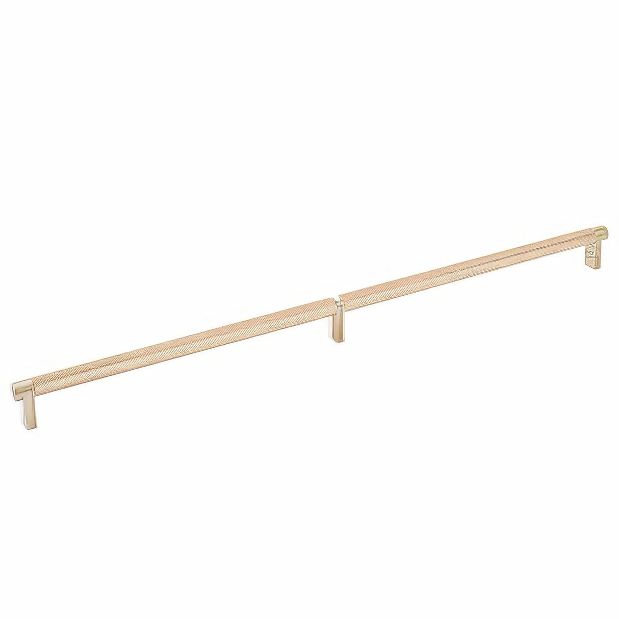 Emtek 84060.RECUS4.KNSCU satin copper knurled cabinet bar