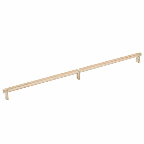 Emtek 84060.RECUS4.KNSCU satin copper knurled cabinet bar