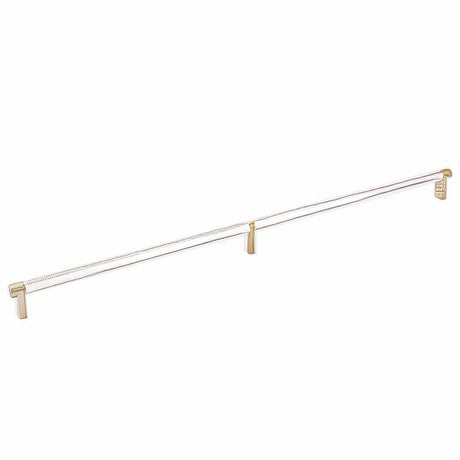 Emtek 84060.RECUS4.KNUS14 lifetime polished nickel knurled cabinet bar