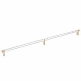 Emtek 84060.RECUS4.KNUS26 polished chrome knurled cabinet bar