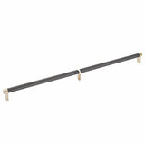 Emtek 84060.RECUS4.SMUS19 flat black smooth cabinet bar