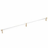 Emtek 84060.RECUS4.SMUS26 polished chrome smooth cabinet bar