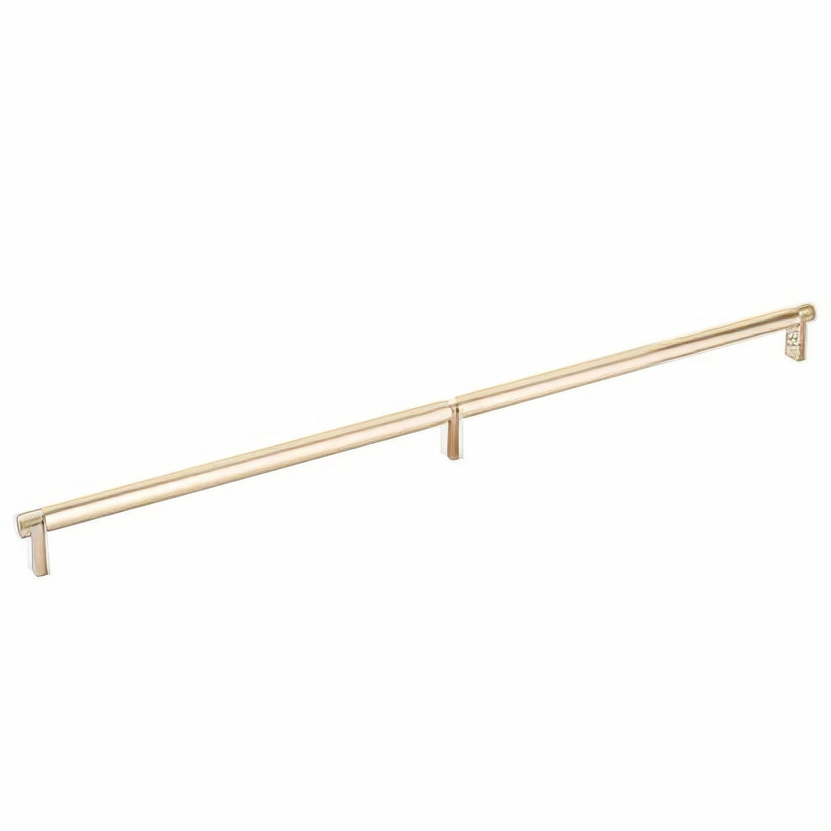 Emtek 84060.RECUS4.SMUS4 satin brass smooth cabinet bar