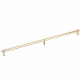 Emtek 84060.RECUS4.SMUS4 satin brass smooth cabinet bar