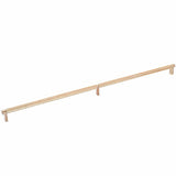 Emtek 84061.RECSCU.KNSCU satin copper knurled cabinet bar