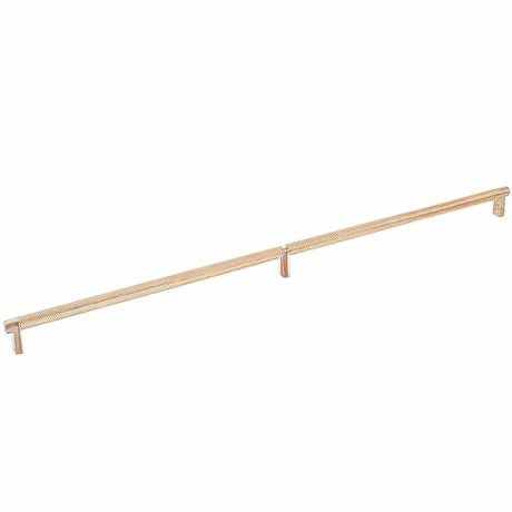 Emtek 84061.RECSCU.KNSCU satin copper knurled cabinet bar