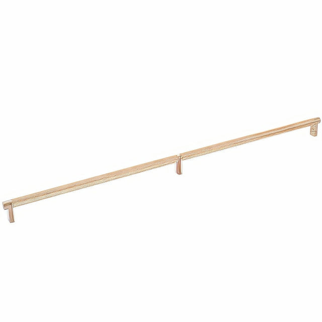 Emtek 84061.RECSCU.KNSCU satin copper knurled cabinet bar