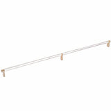 Emtek 84061.RECSCU.KNUS14 lifetime polished nickel knurled cabinet bar