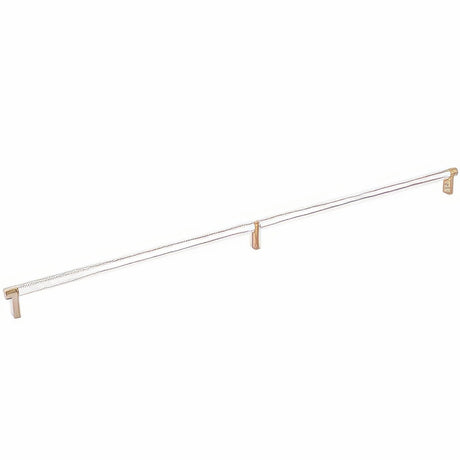 Emtek 84061.RECSCU.KNUS14 lifetime polished nickel knurled cabinet bar