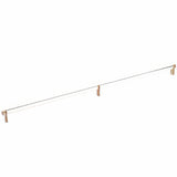 Emtek 84061.RECSCU.SMUS14 lifetime polished nickel smooth cabinet bar