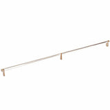 Emtek 84061.RECSCU.SMUS15 satin nickel smooth cabinet bar
