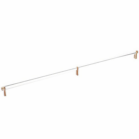 Emtek 84061.RECSCU.SMUS26 polished chrome smooth cabinet bar