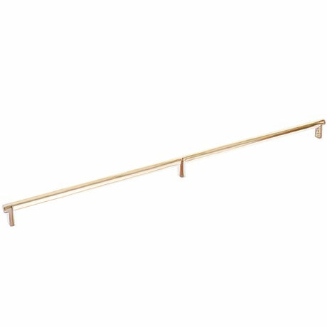 Emtek 84061.RECSCU.SMUS4 satin brass smooth cabinet bar