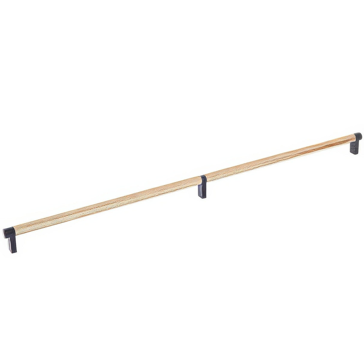 Emtek 84061.RECUS10B.KNSCU satin copper knurled cabinet bar