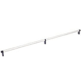Emtek 84061.RECUS10B.KNUS14 lifetime polished nickel knurled cabinet bar