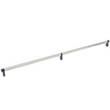 Emtek 84061.RECUS10B.KNUS15 satin nickel knurled cabinet bar