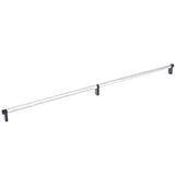 Emtek 84061.RECUS10B.KNUS26 polished chrome knurled cabinet bar