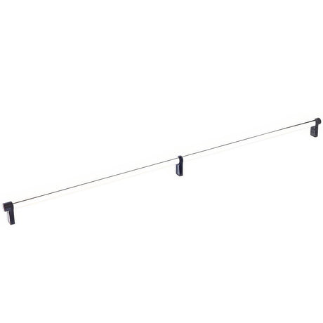 Emtek 84061.RECUS10B.SMUS14 lifetime polished nickel smooth cabinet bar
