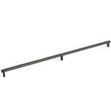 Emtek 84061.RECUS10B.SMUS19 flat black smooth cabinet bar