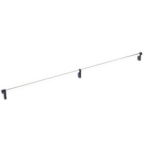 Emtek 84061.RECUS10B.SMUS26 polished chrome smooth cabinet bar