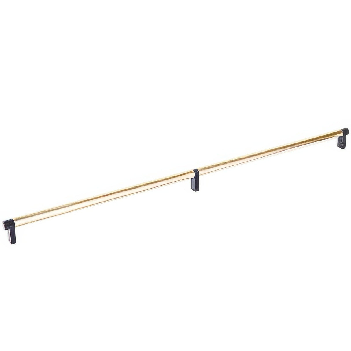 Emtek 84061.RECUS10B.SMUS4 satin brass smooth cabinet bar