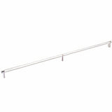 Emtek 84061.RECUS14.KNUS14 polished nickel knurled cabinet bar