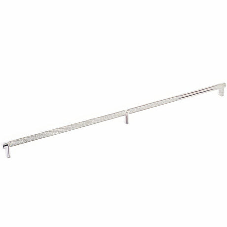 Emtek 84061.RECUS14.KNUS15 satin nickel knurled cabinet bar