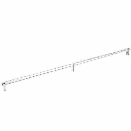 Emtek 84061.RECUS14.KNUS26 polished chrome knurled cabinet bar