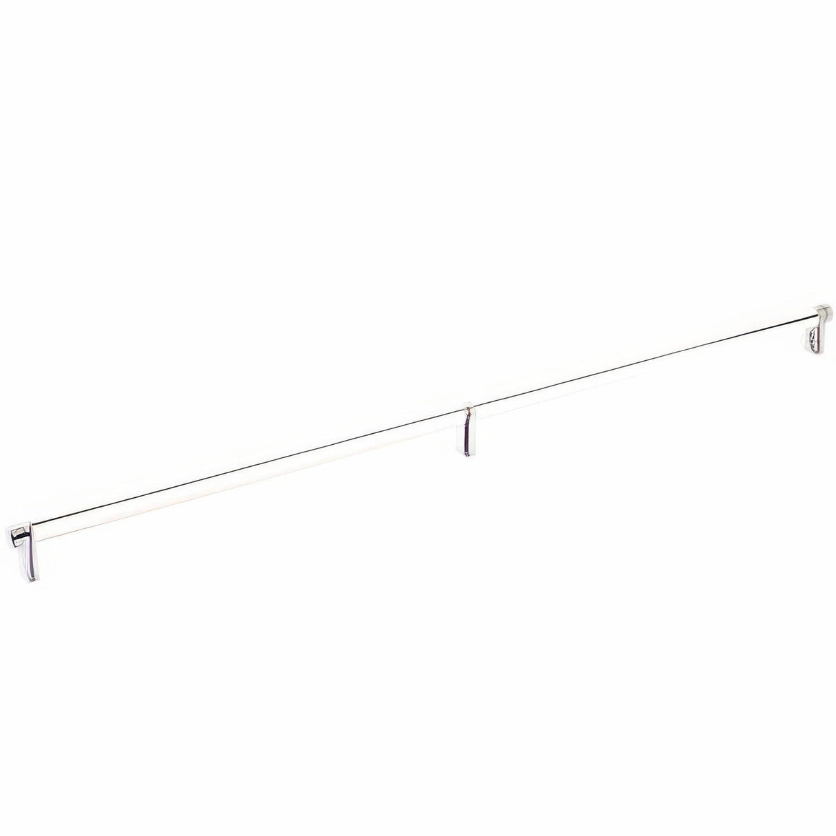 Emtek 84061.RECUS14.SMUS14 polished nickel smooth cabinet bar