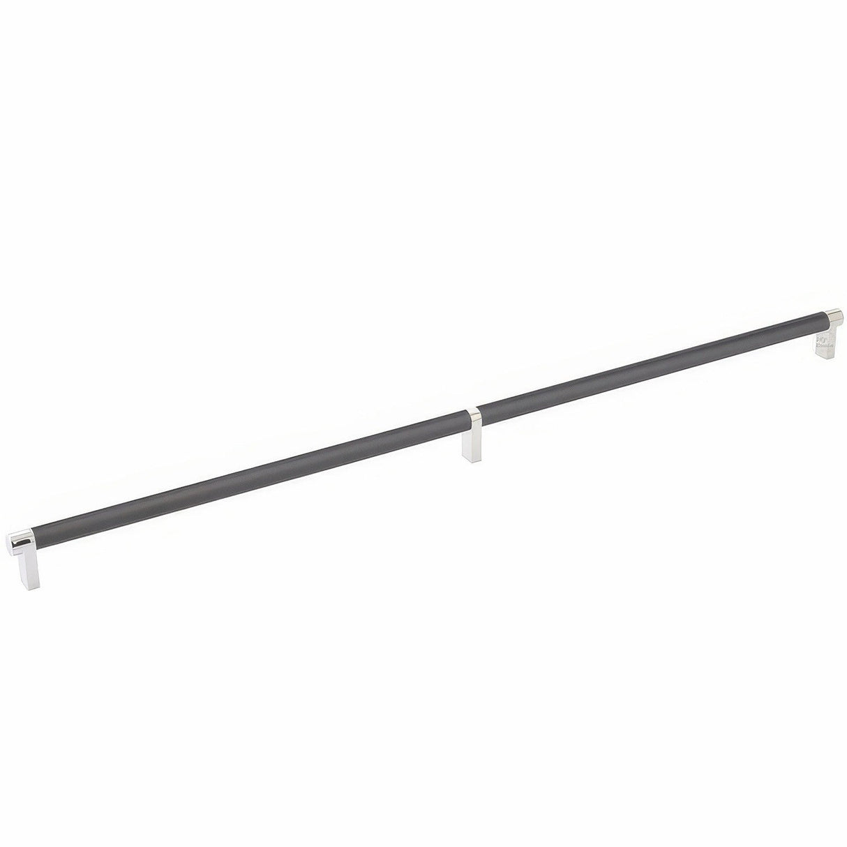 Emtek 84061.RECUS14.SMUS19 flat black smooth cabinet bar