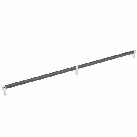 Emtek 84061.RECUS14.SMUS19 flat black smooth cabinet bar