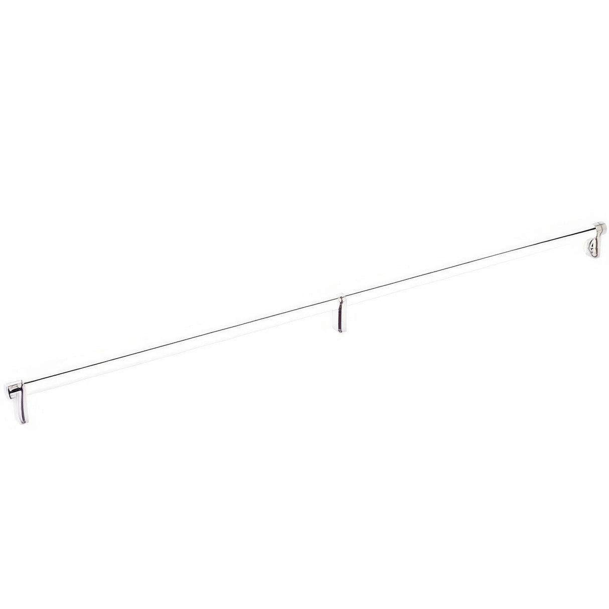 Emtek 84061.RECUS14.SMUS26 polished chrome smooth cabinet bar