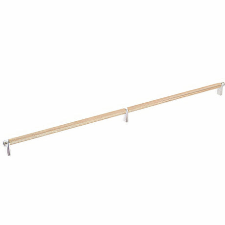 Emtek 84061.RECUS15.KNSCU satin copper knurled cabinet bar