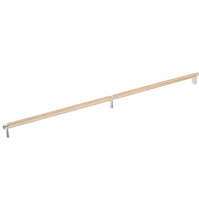 Emtek 84061.RECUS15.KNSCU satin copper knurled cabinet bar