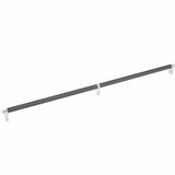 Emtek 84061.RECUS15.SMUS19 flat black smooth cabinet bar