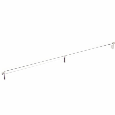 Emtek 84061.RECUS15.SMUS26 polished chrome smooth cabinet bar