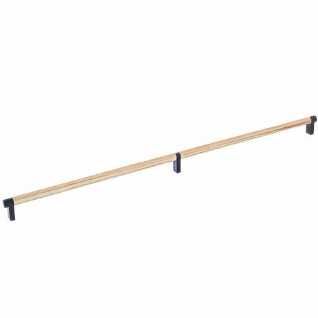 Emtek 84061.RECUS19.KNSCU satin copper knurled cabinet bar