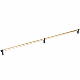 Emtek 84061.RECUS19.SMUS4 satin brass smooth cabinet bar