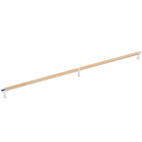 Emtek 84061.RECUS26.KNSCU satin copper knurled cabinet bar