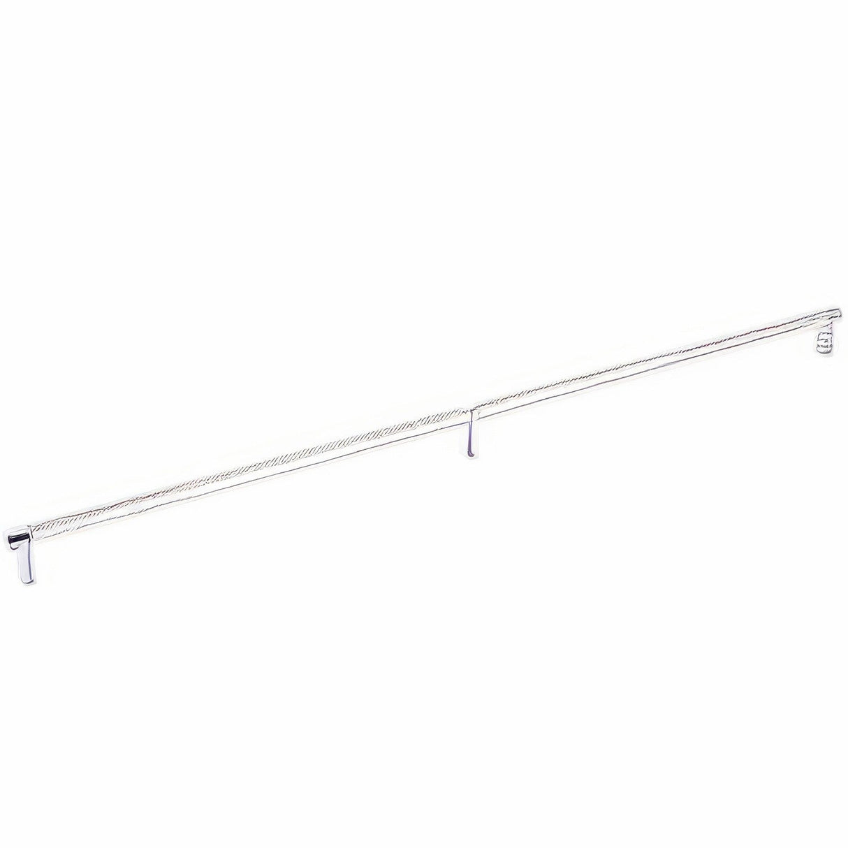 Emtek 84061.RECUS26.KNUS14 lifetime polished nickel knurled cabinet bar
