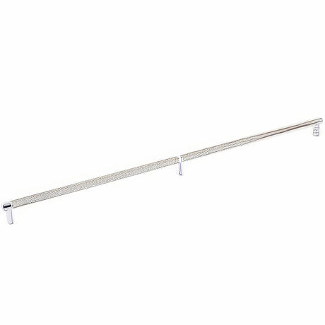 Emtek 84061.RECUS26.KNUS15 satin nickel knurled cabinet bar