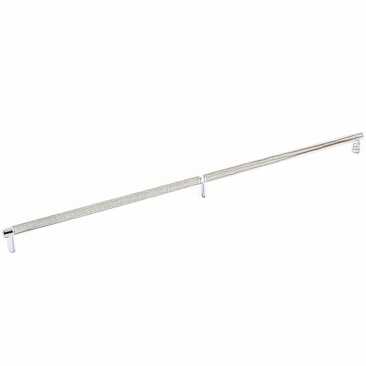 Emtek 84061.RECUS26.KNUS15 satin nickel knurled cabinet bar