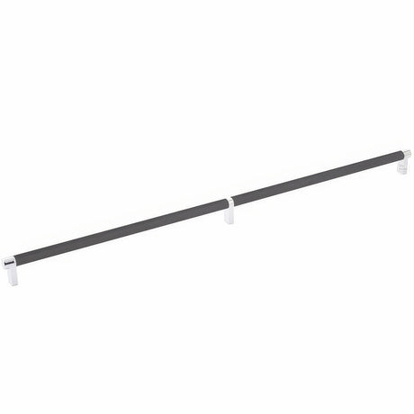 Emtek 84061.RECUS26.KNUS19 flat black knurled cabinet bar