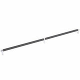Emtek 84061.RECUS26.KNUS19 flat black knurled cabinet bar