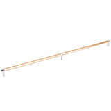 Emtek 84061.RECUS26.SMSCU satin copper smooth cabinet bar