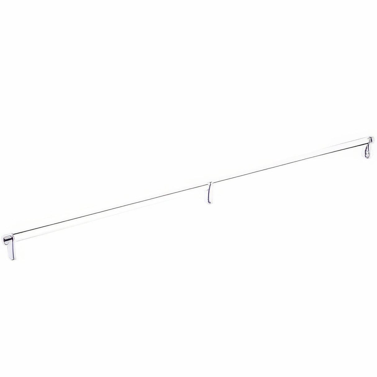 Emtek 84061.RECUS26.SMUS26 polished chrome smooth cabinet bar